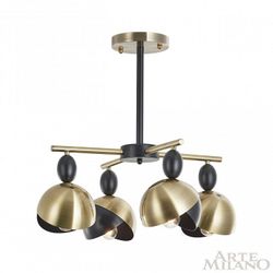 Люстра на штанге Arte Milano Neapolis-71307 271307/4 BK/GD