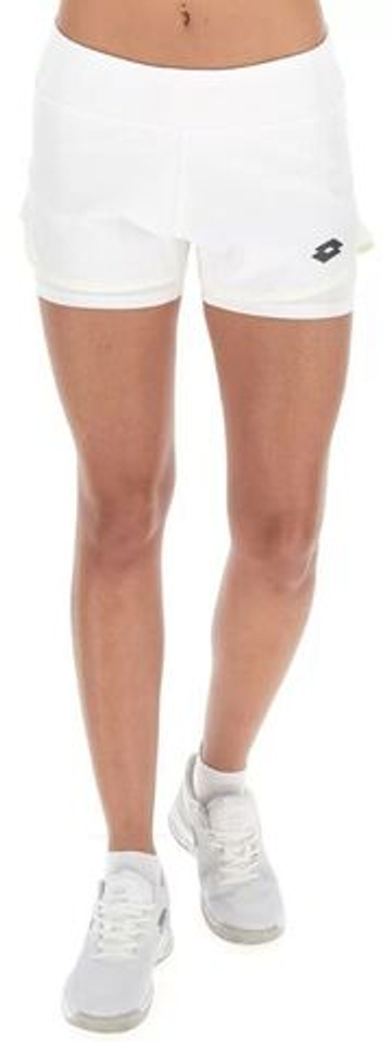 Женские Шорты теннисные Lotto Tech W II D1 - белый