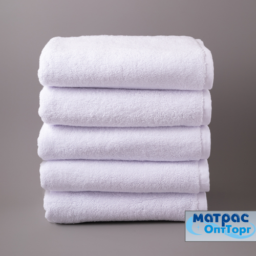 Полотенце махровое Отельное 500гр двойная петля Узбекистан