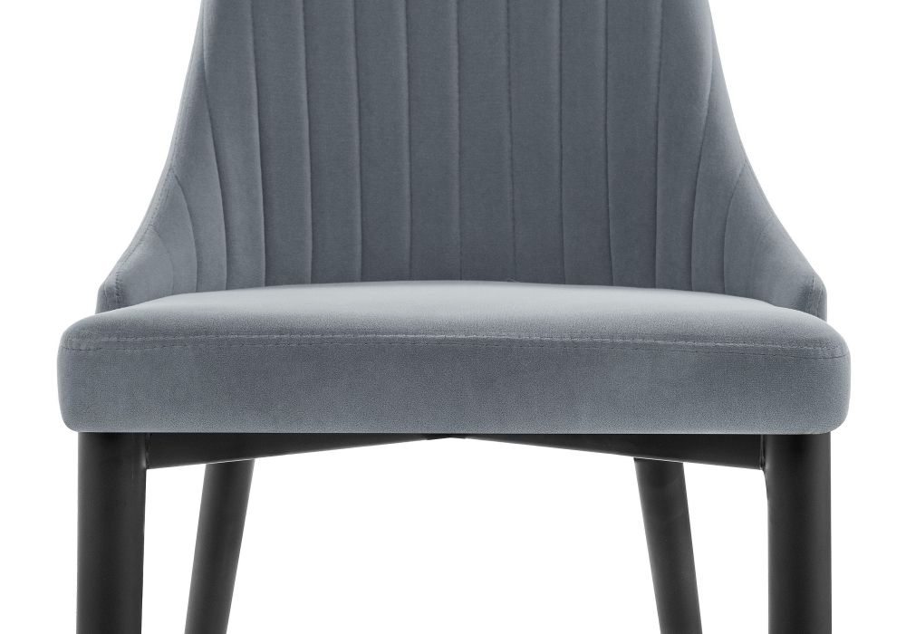 Стул на металлокаркасе Kora gray / black