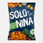Кукурузные шарики со вкусом сметаны и лука Solonina 140г