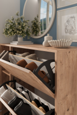 Стеллаж для обуви GIZEM - сосна