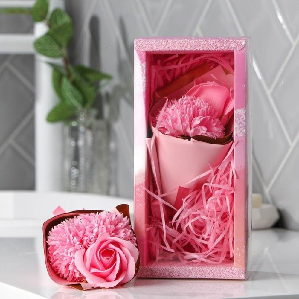 Букет из лепесткового мыла «Ты совершенна»