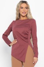 Блуза Тильда (бордовая) Б14995-50М LT Collection