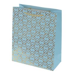 GAEM Пакет подарочный M (бумага 210г/м2, блок микс 12шт), L26 W12 H32 см, 4в.