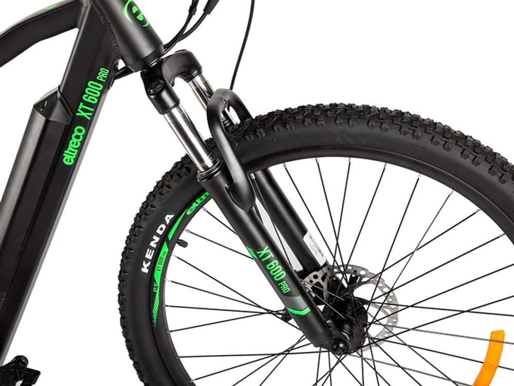 Электровелосипед Eltreco XT 600 Pro (Серо-синий)