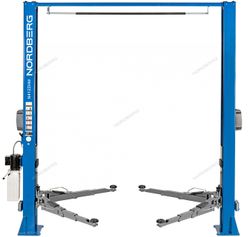 NORDBERG (N4122HM-4B) Подъемник 2-стоечный 4 т, с верхней синхронизацией, снятие со стопоров с одной колонны, 380 В, синий