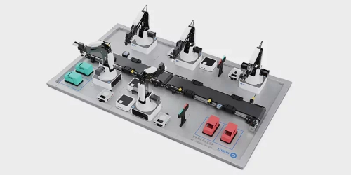DOBOT Magician Automotive production Line （exclude Magician and Conveyor Belt）