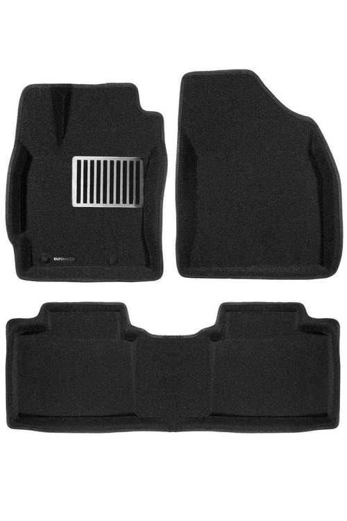 Коврики салона для TOYOTA Corolla (2013-) Euromat 3D Lux черные. Арт. EM3D-005128