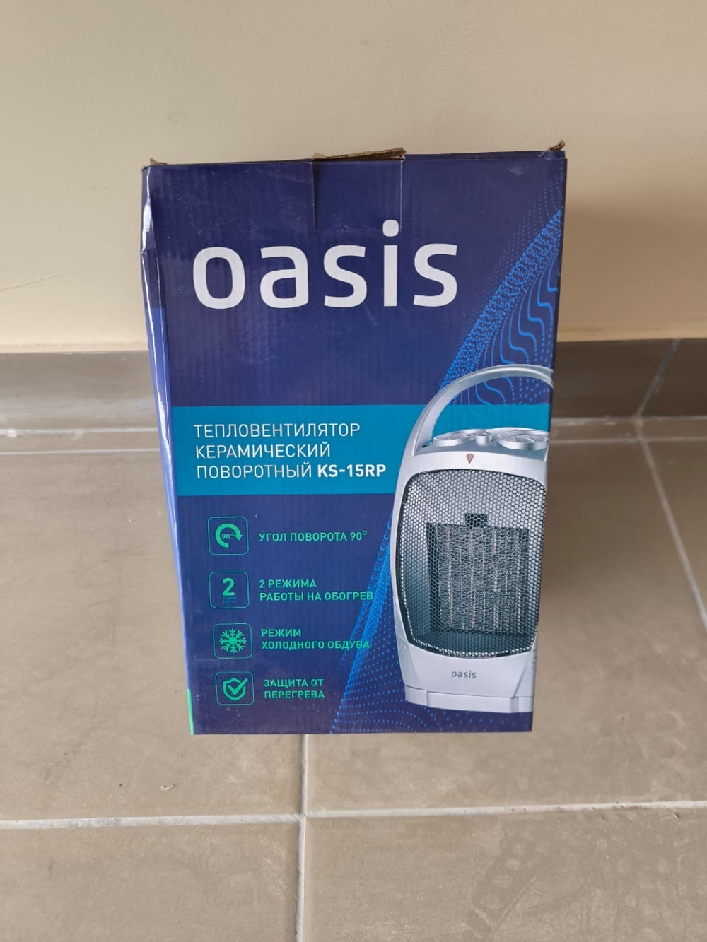 Тепловентилятор керамический KS-15 RР "OASIS"
