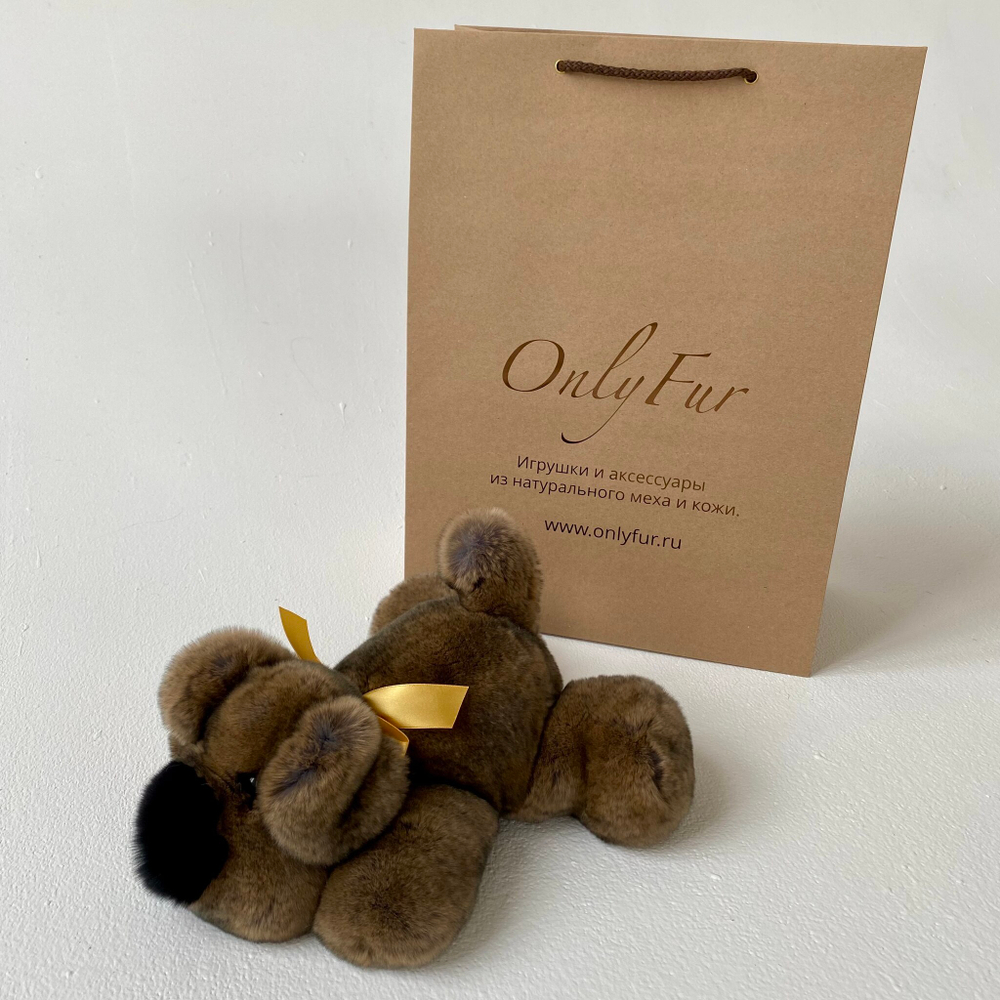 мягкая меховая собачка