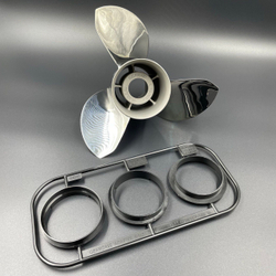 Гребной винт без втулки 20-30 л.с. (под проставку) (3x10-1/8x15) Ballistic Stainless Steel (Michigan