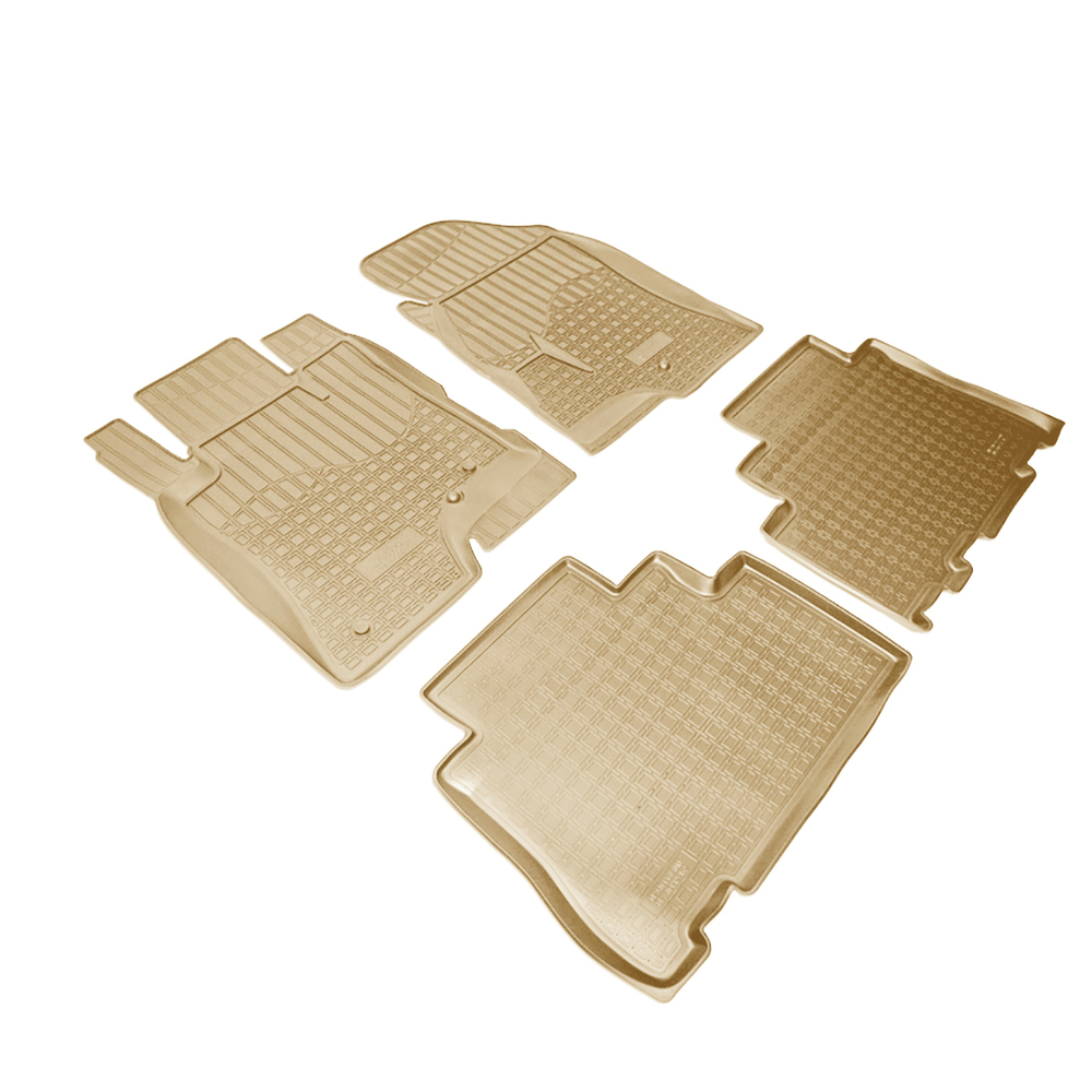 Ковры в салон Norplast/Unidec для Chevrolet Captiva (2012-)Полиуретан,Бежевый, арт.NPA11-C12-152-B