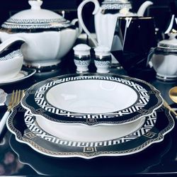 Lenardi 205-469 Набор из 6 глубоких тарелок 23см ИЗОЛЬДА в под.уп.(х6)Фарфор