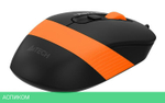 Мышь A4Tech Fstyler FM10 черный/оранжевый