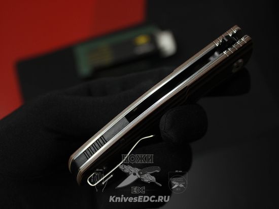 Складной нож Bestech Fin BG34D-2 c клинком из стали Sandvik™ 14C28N, рукоять G10