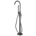 Смеситель ABBER Wasser Kreis AF8115NGN напольный для ванны, никель