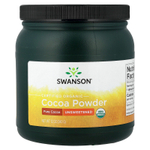 Swanson Vitamins, Сертифицированный органический какао-порошок, несладкий, 340 г (12 унций)