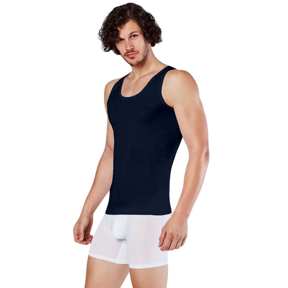 Мужская майка Doreanse Cotton Premium (Размер: XL) (Цвет: темно-синий)