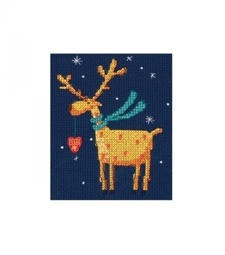 "Золотой олень"-EH371 вышивка