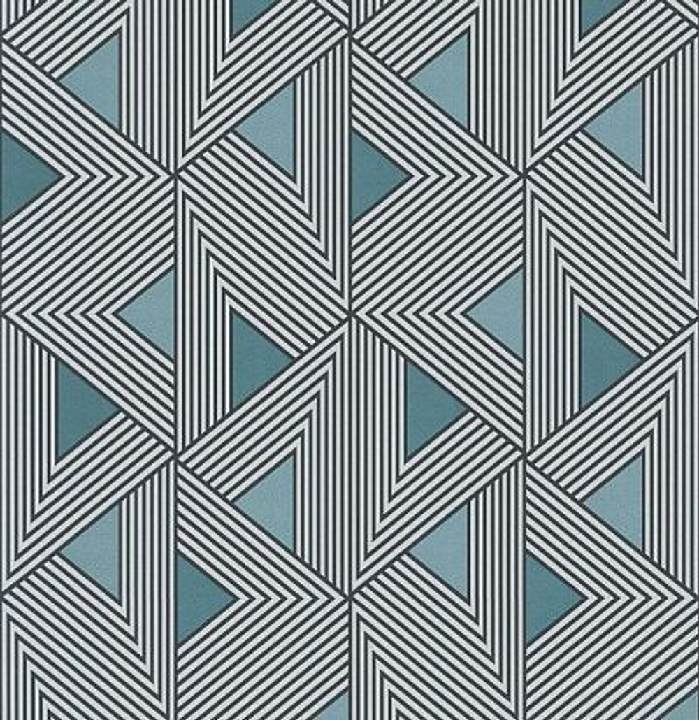 обои голубые в полоску WIL507