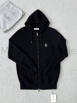 Мужской черный спортивный костюм Brunello Cucinelli