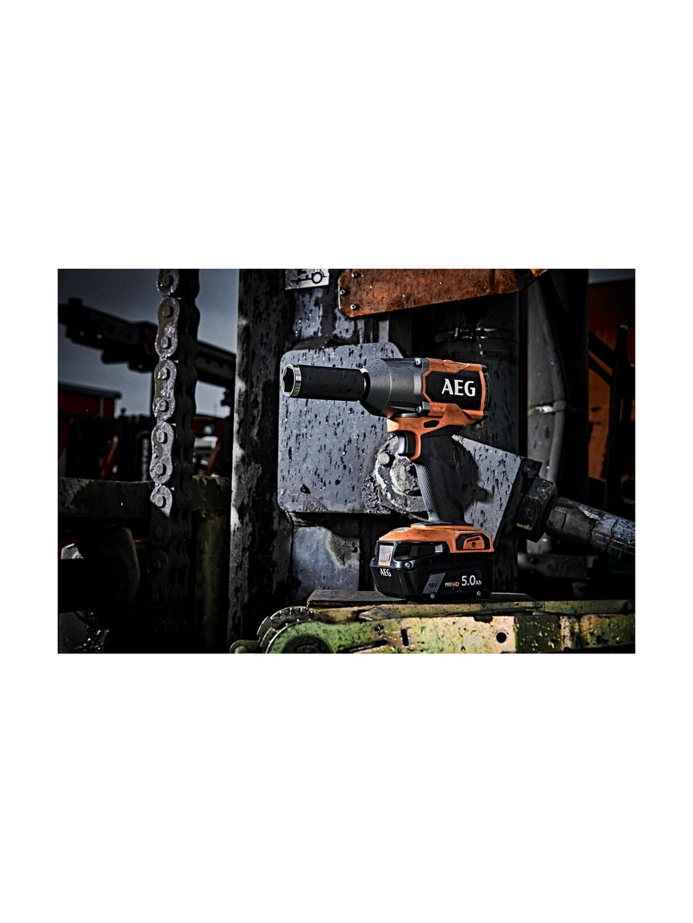 Ударный бесщеточный гайковерт AEG BSS18MTF12BL-0 4935479663