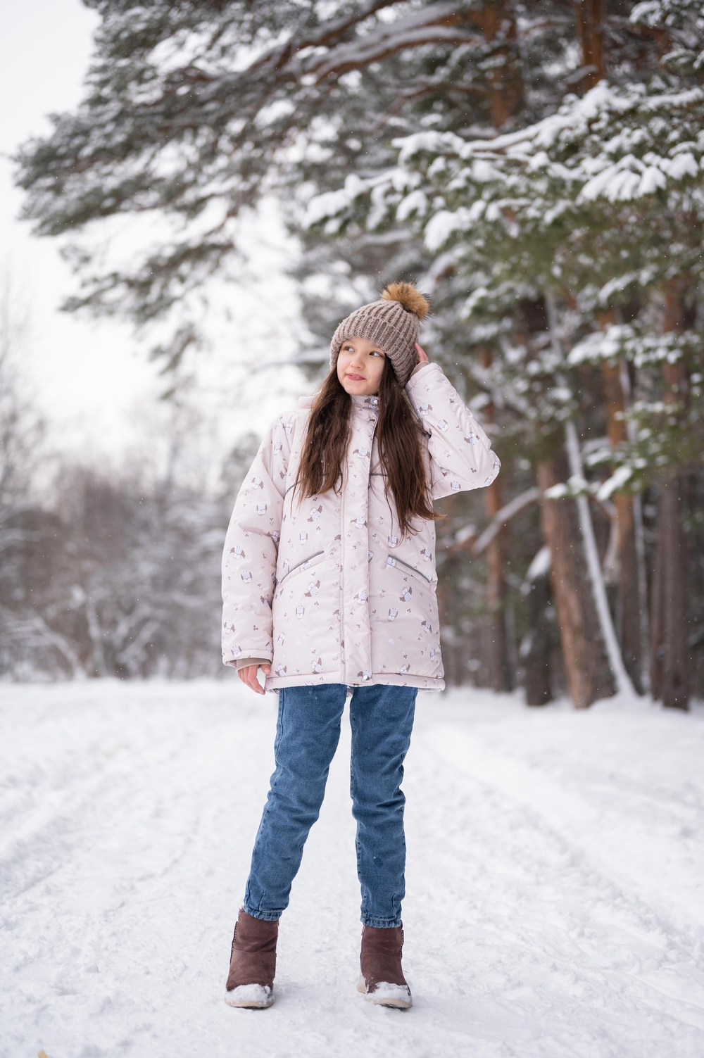 Куртка зимняя "Хот" для девочки