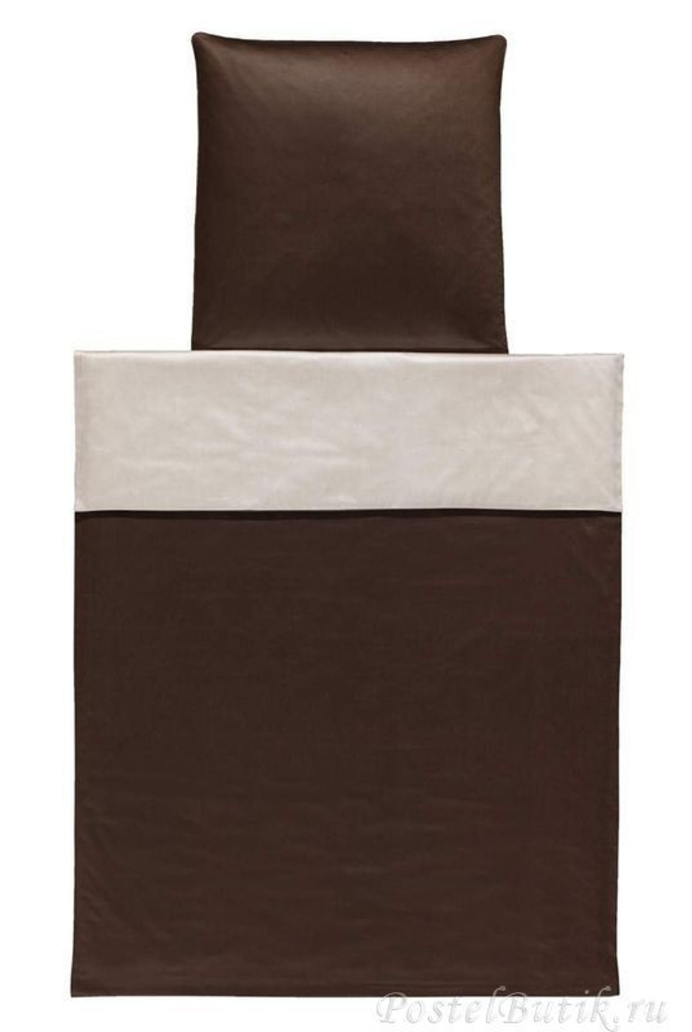 Пододеяльник 200x200 Elegante Basic серебро