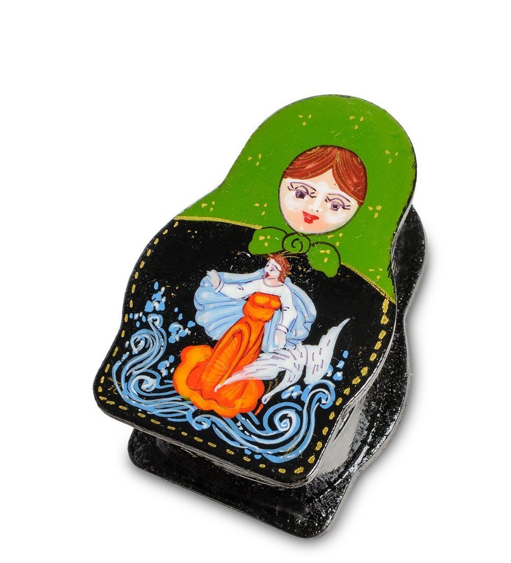 Народные промыслы ШК-12/ 2 Шкатулка «Матрешка» в асс.