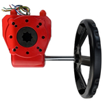 Quarter-turn gearbox Elephant HGBF, body material - aluminium alloy