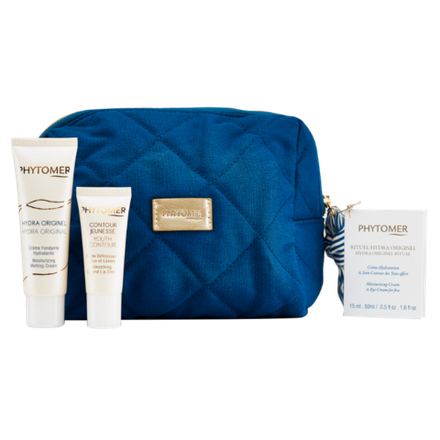 Бьюти-программа в синей косметичке "Сбалансированное увлажнение" PHYTOMER Hydration Set