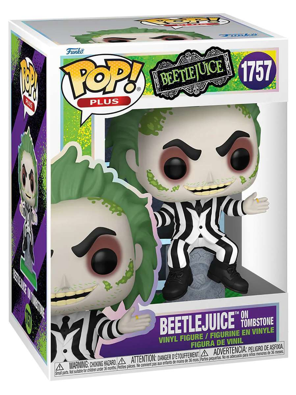 Фигурка Funko POP! Plus Beetlejuice S3 Beetlejuice on Tombstone (1757) 83562