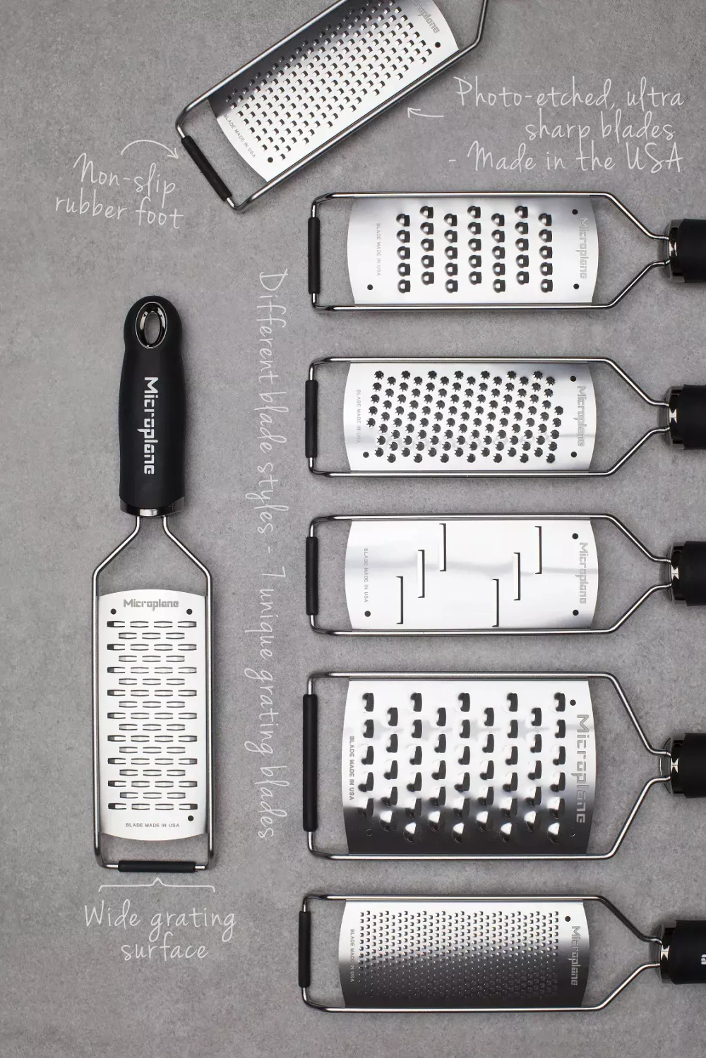 Microplane - Терка Жюльен Gourmet черная / артикул   45003  / GTIN 098399450032