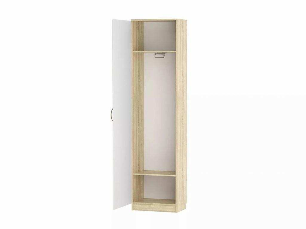 НМ 014.71 ЛВ Шкаф для одежды Оливия Дуб Сонома/белое дерево