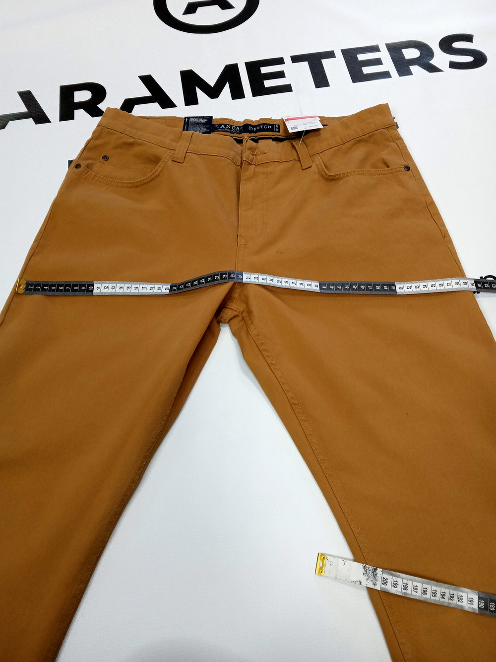 Джинсы мужские CANDA stretch.Цвет темно-горчичный.Размер 36/32 50/52 русский на рост 175