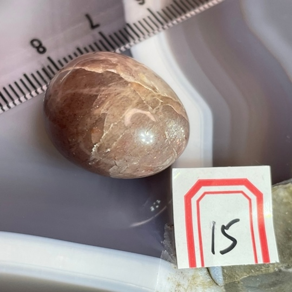 26220 Лунный камень бежевый галтовка--2