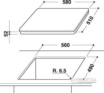 Варильна поверхня електрична HOTPOINT ARISTON KIS 640 B