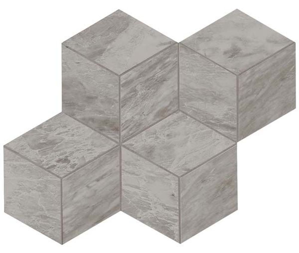 Мозаика Керамогранит Marvel Stone Bardiglio Grey Mosaico Esag. LAPP.