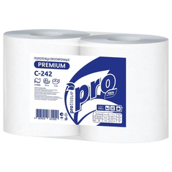 Протирочные бумажные полотенца PROtissue "PREMIUM" Артикул С242, 175м