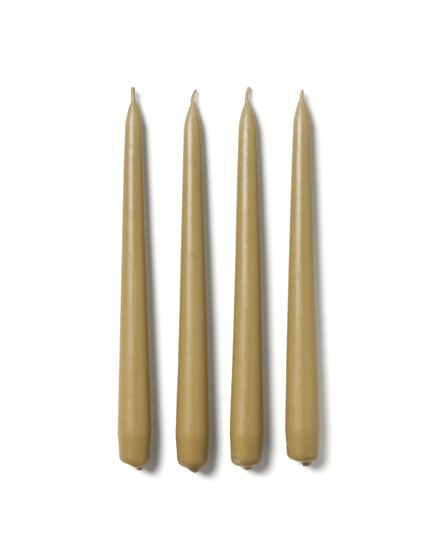 Набор Talinen из 4 бежевых свечей