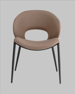 Стул Вивьен экокожа светло-коричневый