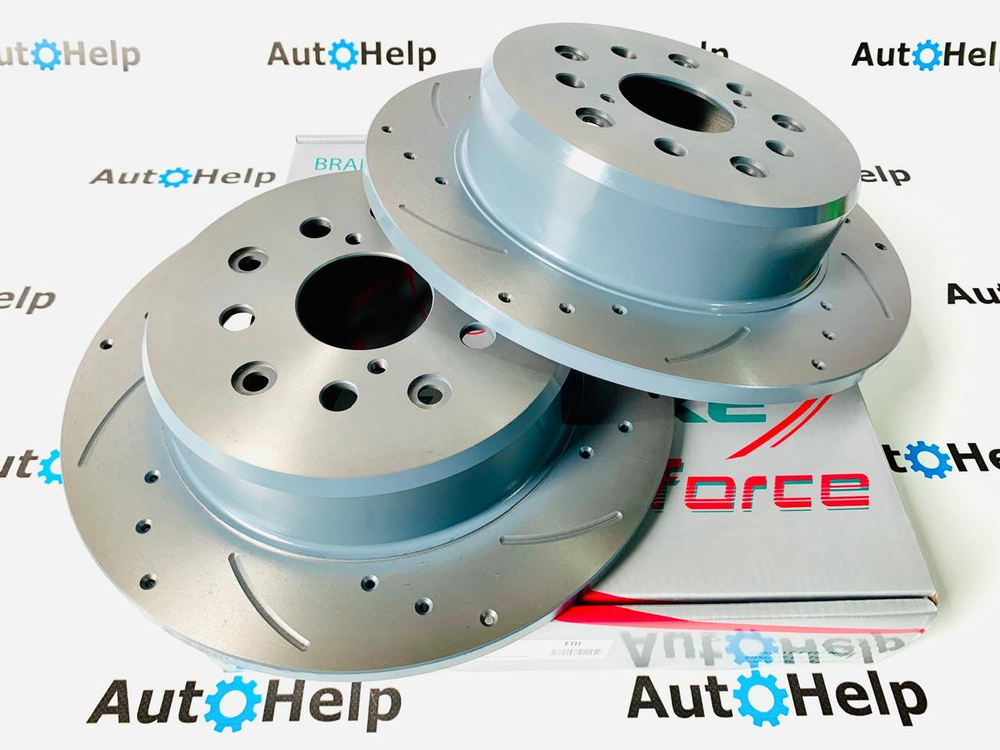 Диск тормозной перфорированный G-Brake GFR-01349L задний левый 306,6mm