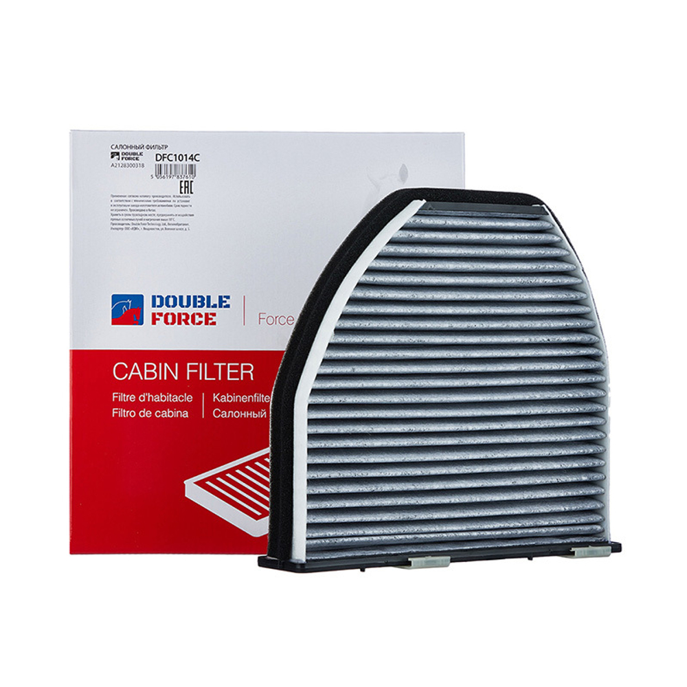 Фильтр салонный DOUBLEFORCE (угольный) DFC1014C