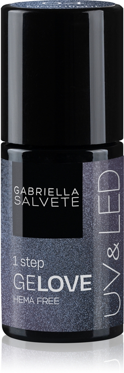 Gabriella Salvete Over The Moon Moonlight - Гибридный лак для ногтей 3-в-1 с ультрафиолетовой / светодиодной лампой, 8 ml