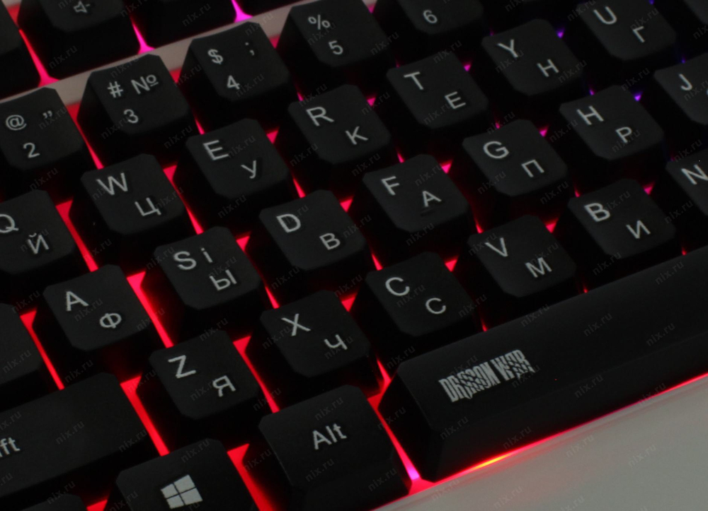 Клавиатура QUMO Twins K68 &lt;USB&gt; 104КЛ,  подсветка  клавиш &lt;33351&gt;