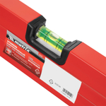 Уровень алюминиевый, 2000 мм, фрезерованный, 3 глазка, две эргономичные ручки Matrix