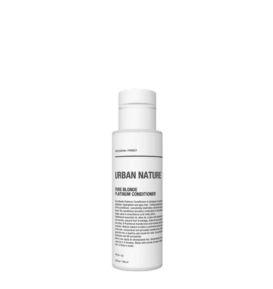 Urban Nature PURE BLONDE PLATINUM Кондиционер Тонирующий Анти Желтизна АКЦИЯ!
