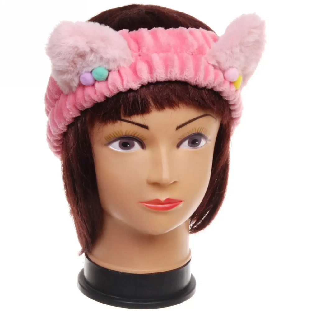 Повязка на голову «Кокетка - Кошечка», микс 6 цветов, 20*6см