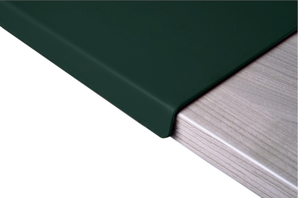 Бювар с загибом Nbl из зеленой кожи